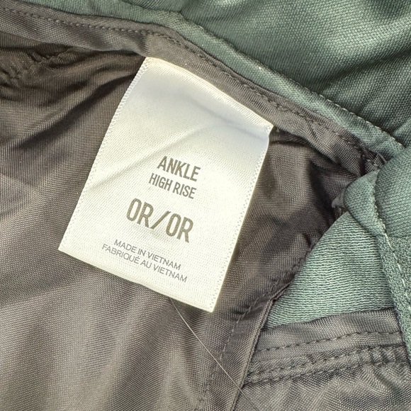 Express Ankle High Rise Green Dress Pants - Picture 8 of 10